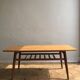 Table basse en teck clair, édition anglaise des années 1960