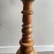 Vintage turned wooden lamp base