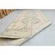 1970s vintage Turkish hand-knotted wool cotton pink runner rug 85x273