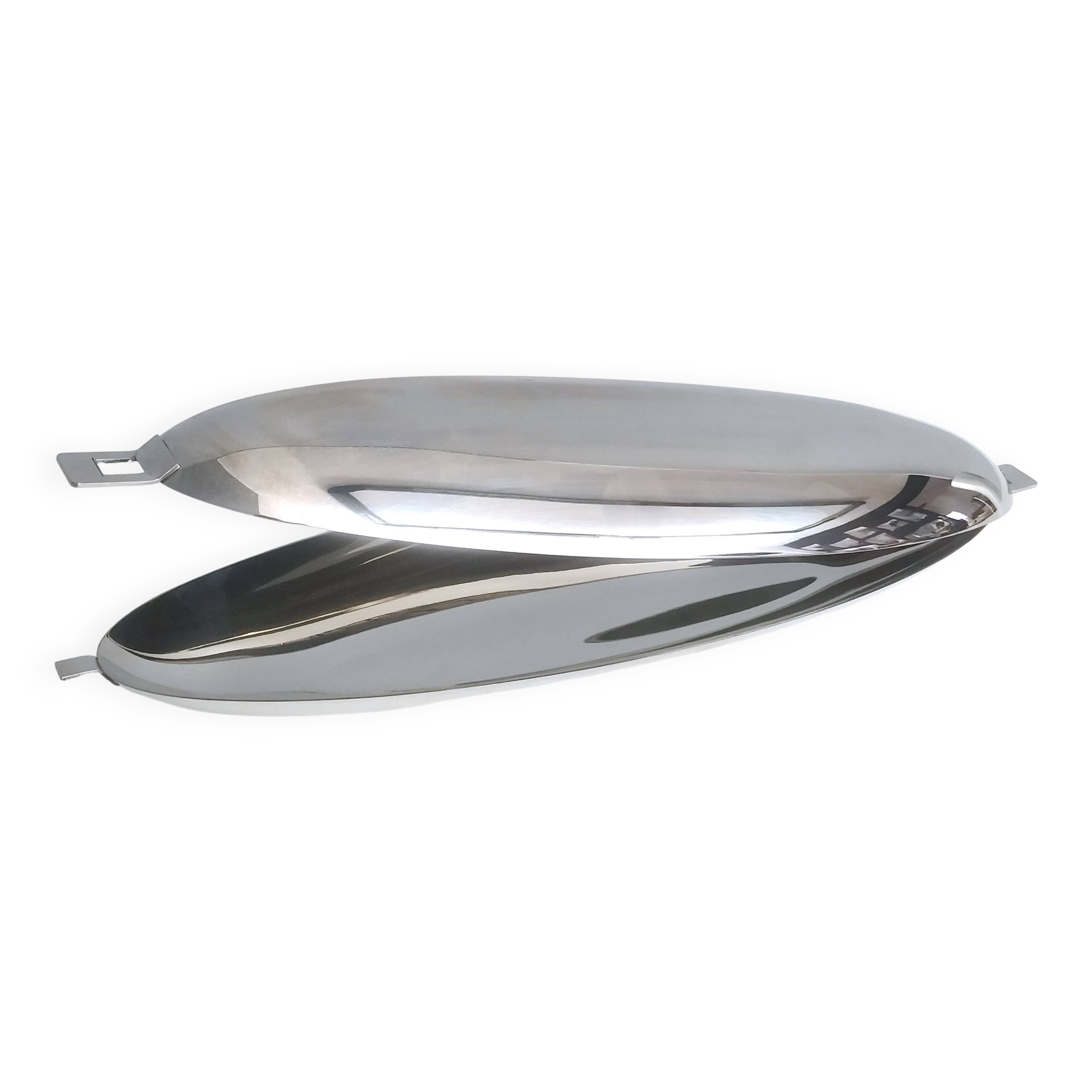 Roberto Sambonet Stainless Steel Fish Poacher with a 1960s Design, Italy