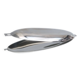 Pocheuse à poisson en acier inoxydable Roberto Sambonet, design années 1960, Italie