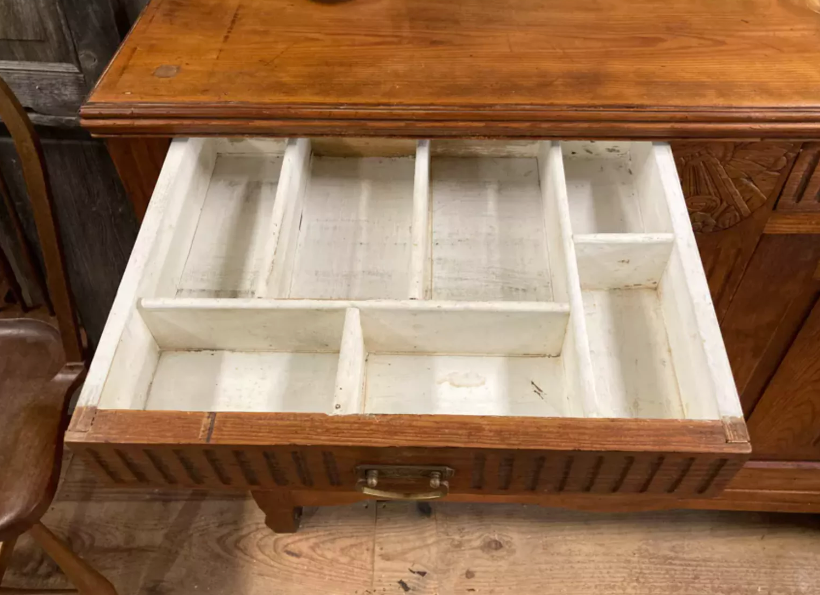 Parisian art deco wooden sideboard