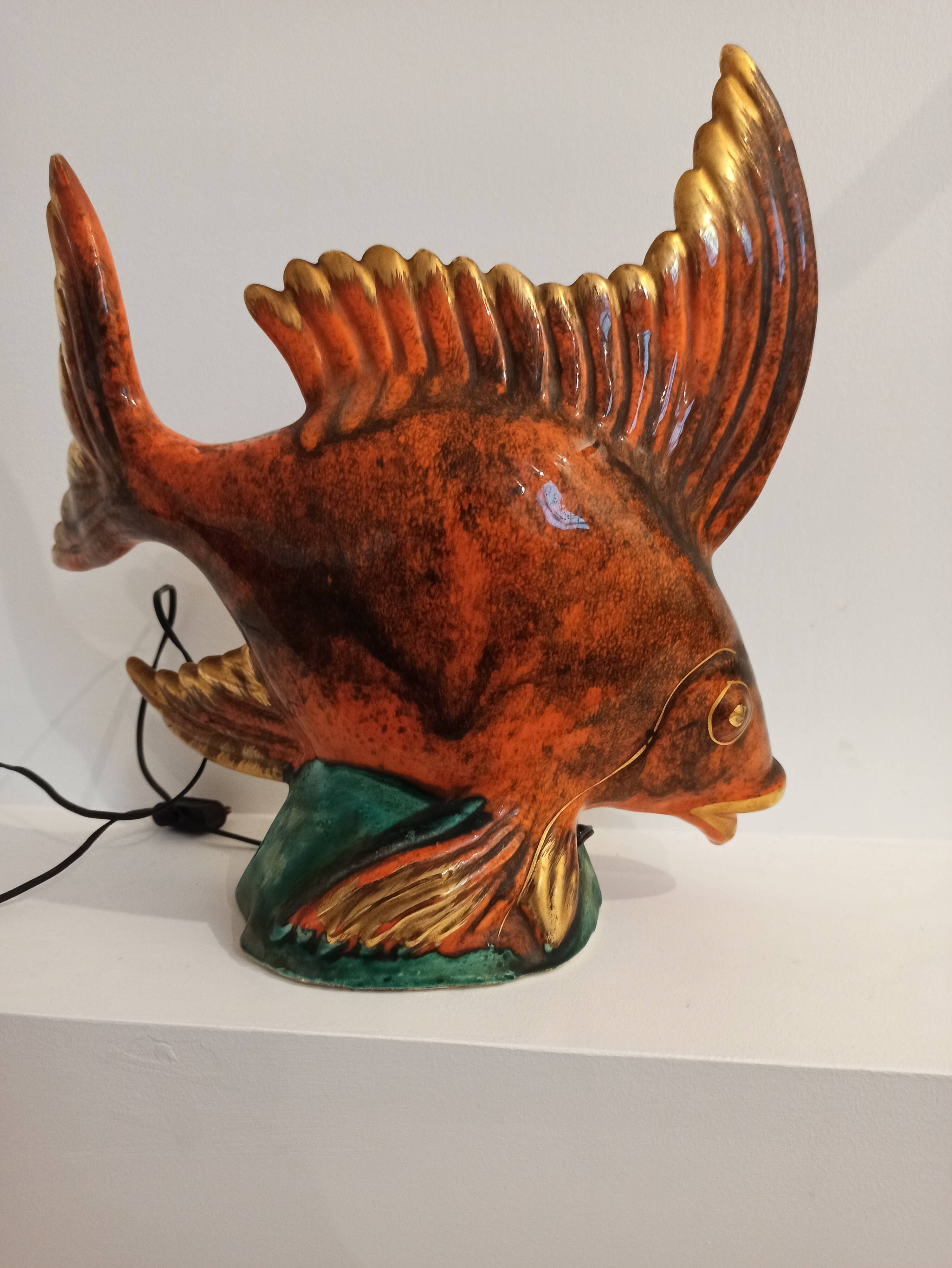 Lamp fish Vallauris