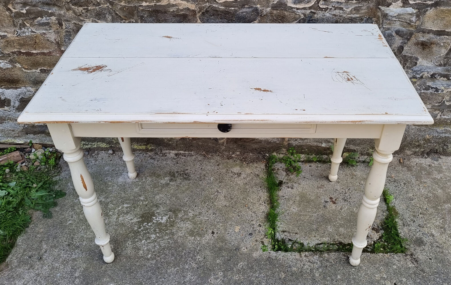 Luterma table and chairs set, shabby chic, 40s