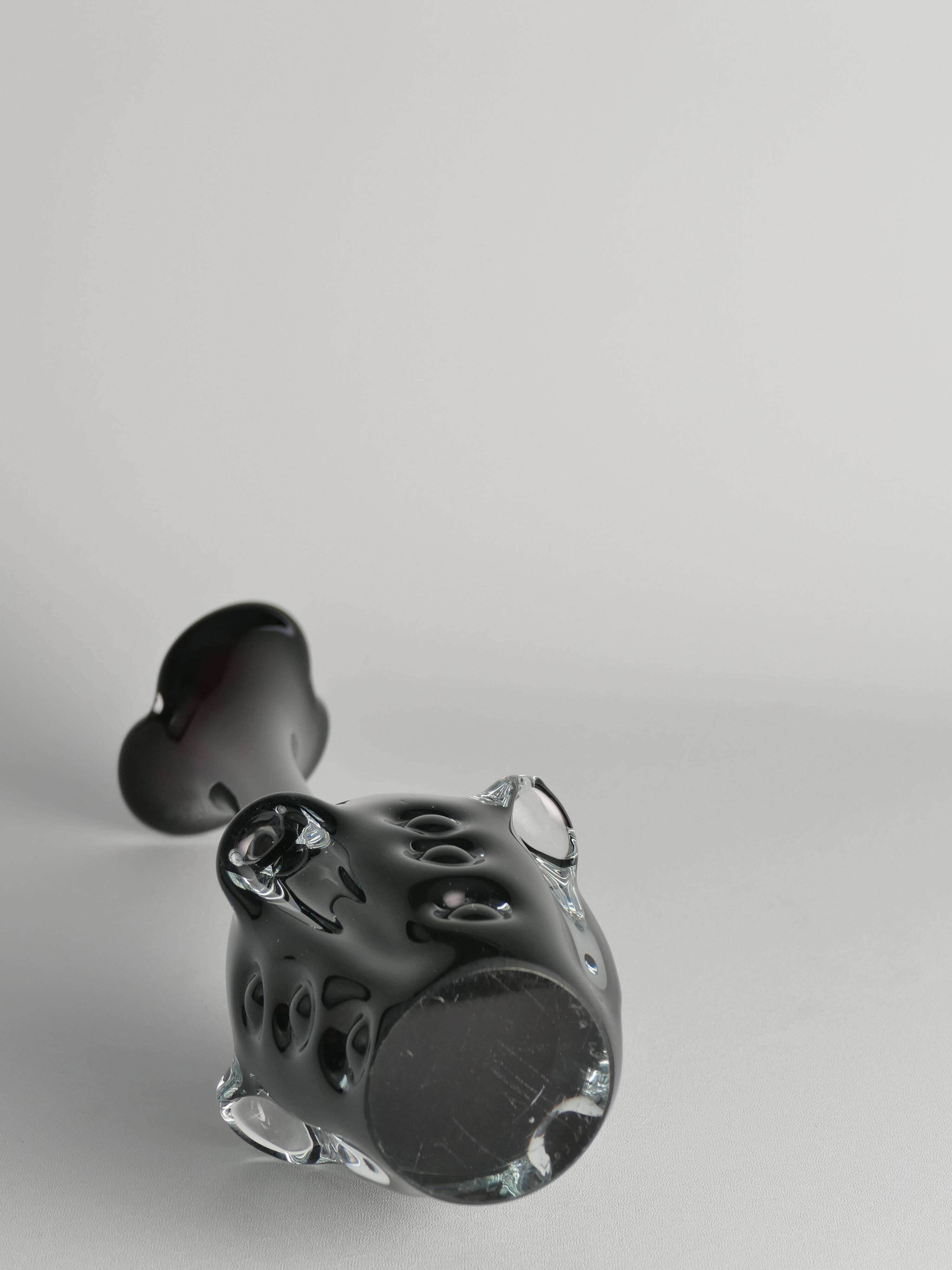 Scandinavian Modern Art Glass Vase by Börne Augustsson for Åseda