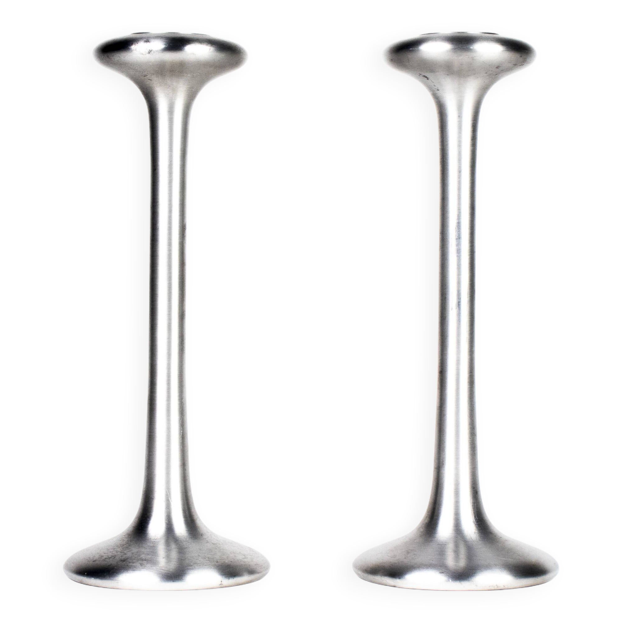Pair of vintage ikea kägla candle holders