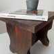 Ancient primitive milking stool