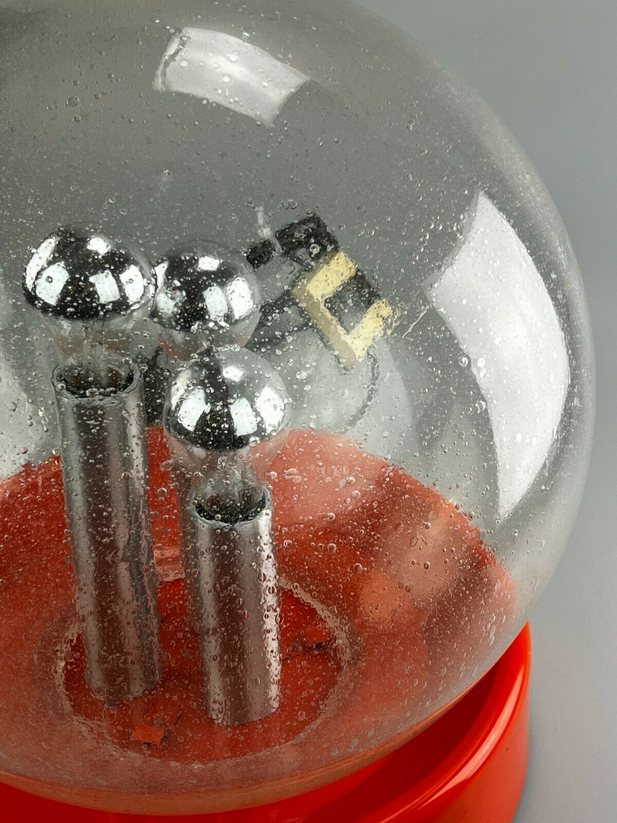 XXL 60s 70s ball lamp light table lamp space age design glass metal