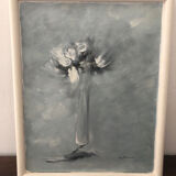 Painting on canvas with frame