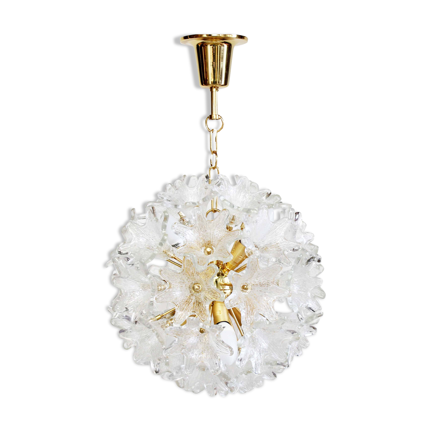 Lustre spoutnik de Paolo Venini pour Veart