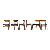 Set of 6 Danish Mid-Century Teak Dining Chairs by Schiønning & Elgaard for
