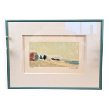 Silkscreen by Georges Roudneff – numbered print 71/80 – framed