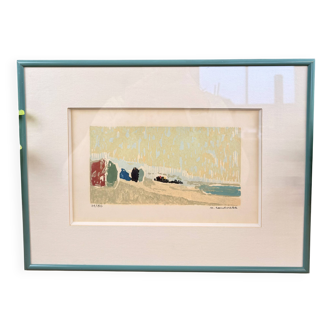 Sérigraphie Georges Roudneff – tirage numéroté 71/80 – encadrée