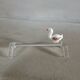 14 antique glass knife rests / ducks