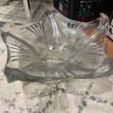 Crystal dish signed Daume