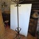 Curved antique wooden parrot