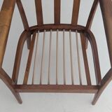 Mid-Century Wilhelm Knoll Cherry Wood Armchairs, Germany, 1960s