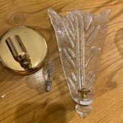 Pair of Murano wall lights