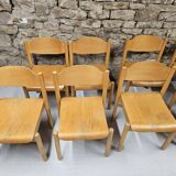 Set de 8 chaises empilables
de Karl Klipper
