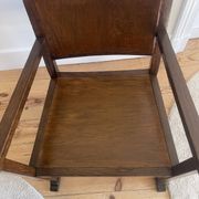 Fauteuils art déco  en bois