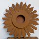 Grand miroir soleil des Pays-Bas en bois sculpté doré – années 60 m