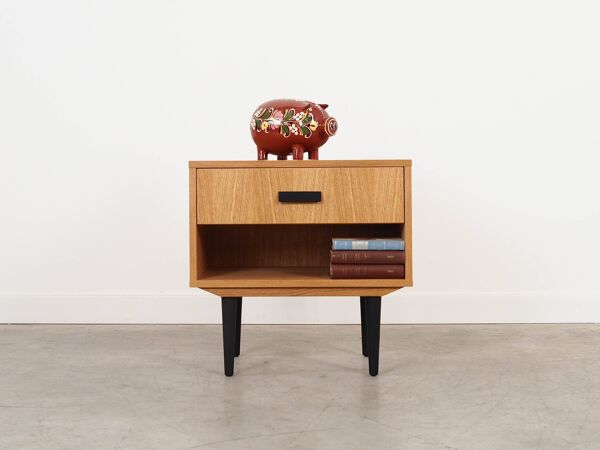 Table de chevet en chêne, design scandinave