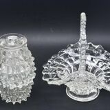 Set of 2 Ercole Barovier Rostrato Murano Italian Glass Vase for Barovier & Toso