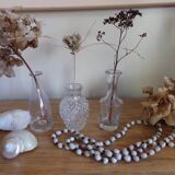 3 soliflorous vases