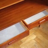 Scandinavian teak library from the 1960s