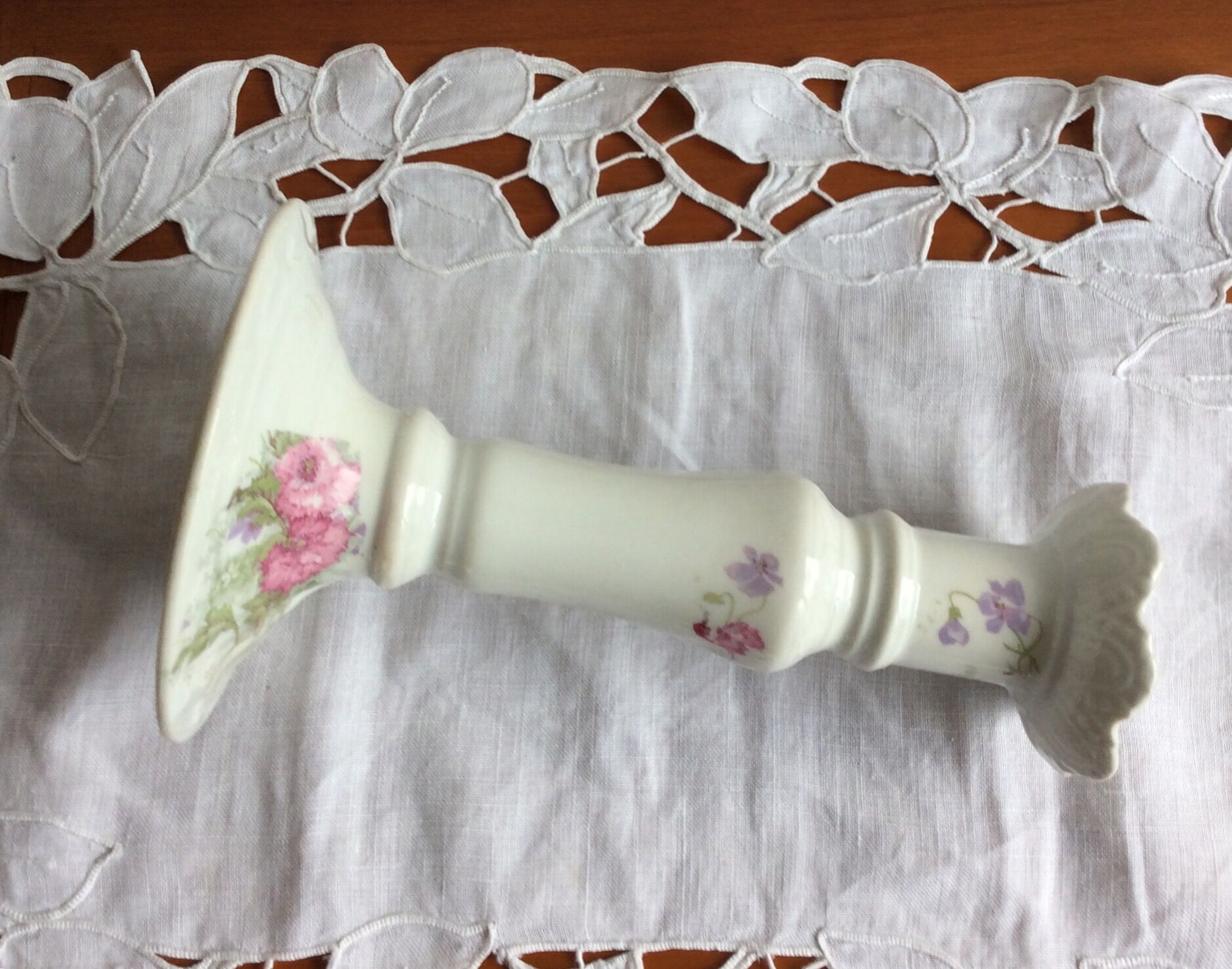 Old porcelain candle holder Limoges