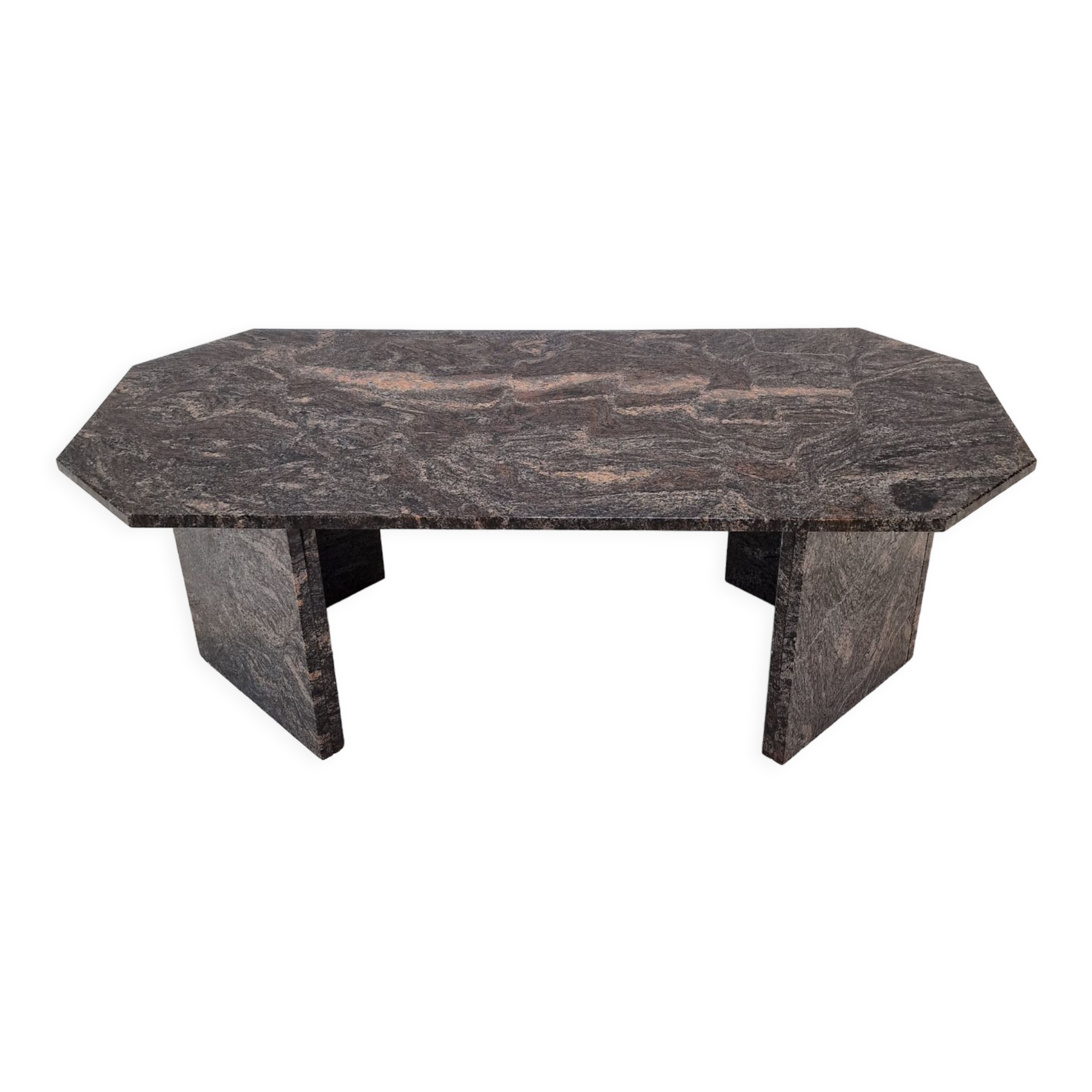 Coffee table in granite, 1980s