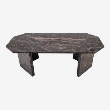 Coffee table in granite, 1980s