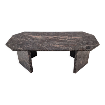 Coffee table in granite, 1980s
