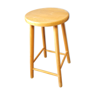 Beech wooden stool