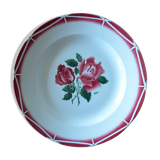 Semi-hollow dish Sarreguemines and Digoin, Cibon collection
