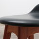 Set of two Erik Buch Teak wood bar stools 1960 Denmark