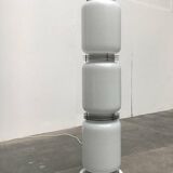 Mid-century Italian space age glass floor lamp from the 1960s.