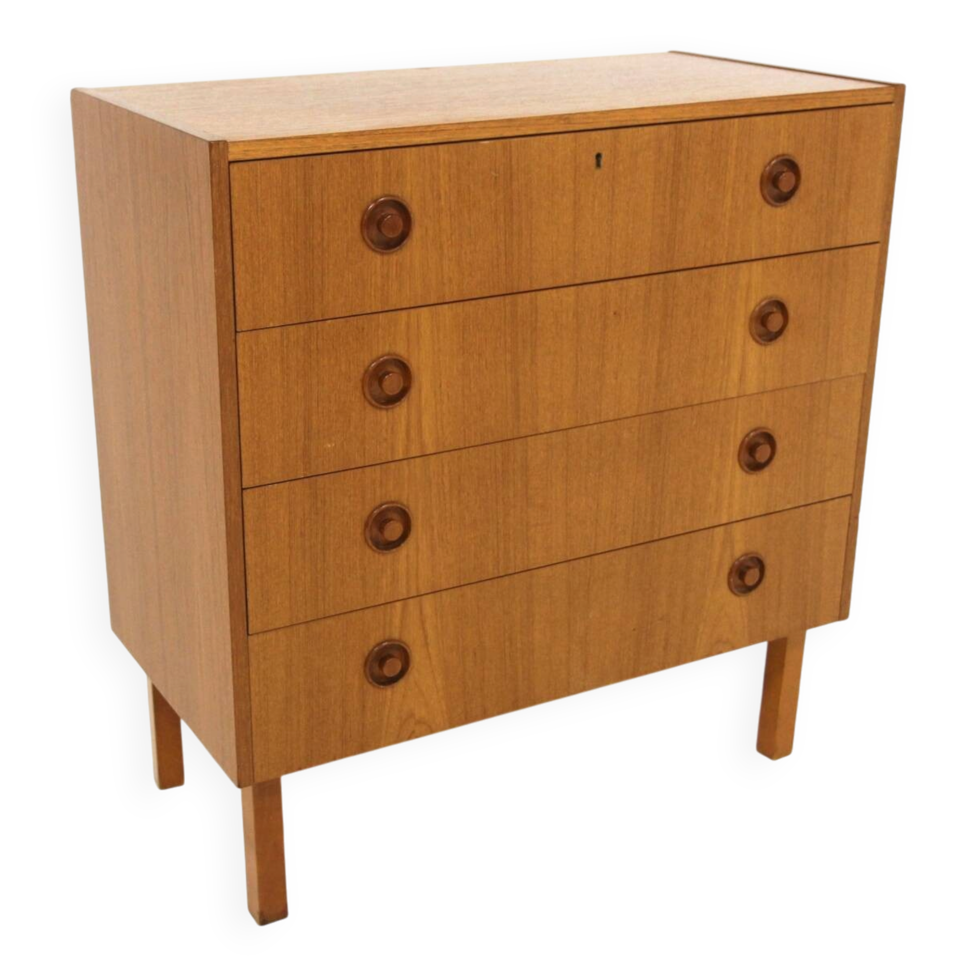 Scandinavian teak commode, Sweden, 1960