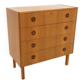 Scandinavian teak commode, Sweden, 1960