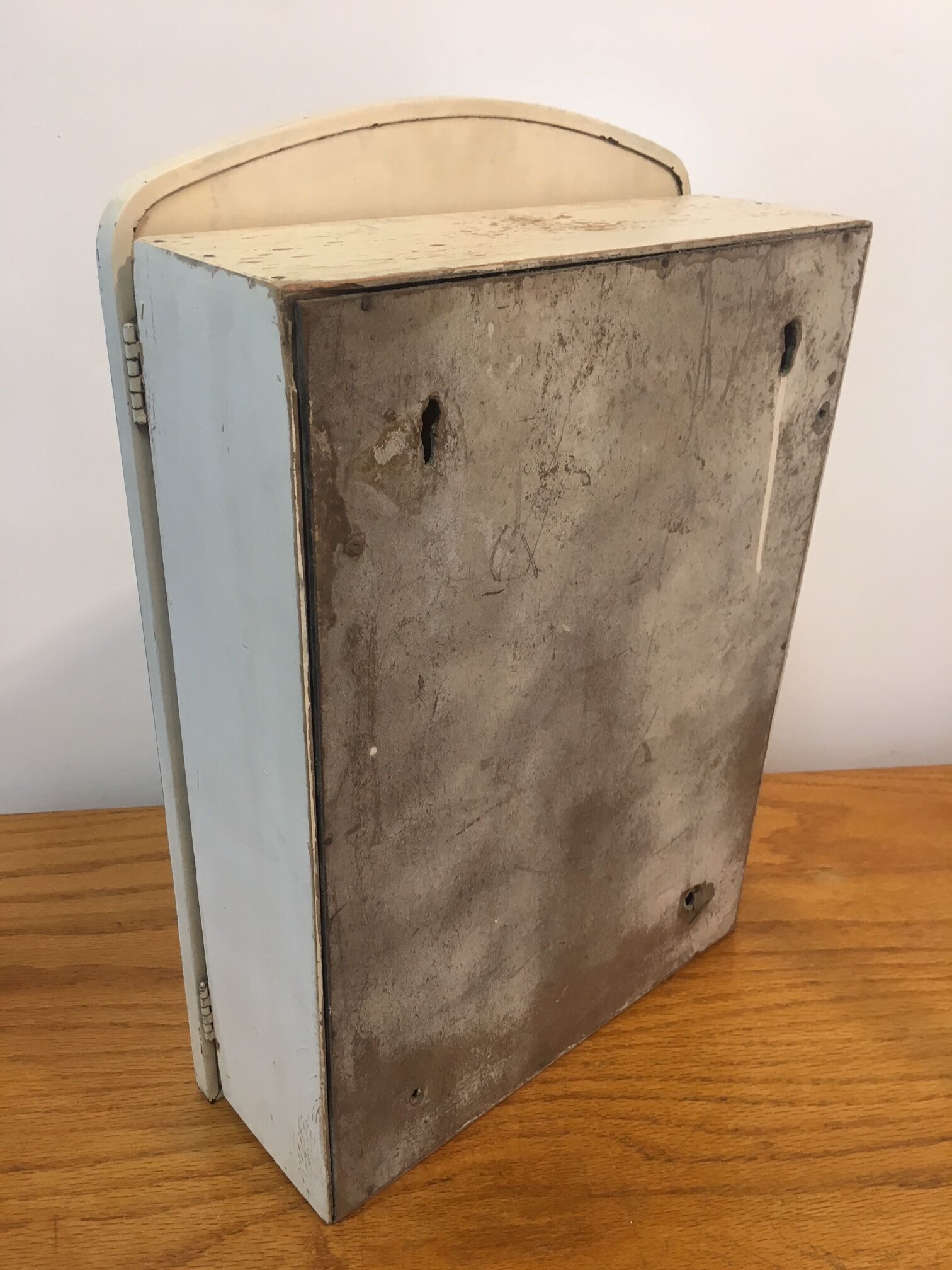 Old front mirror medicine cabinet