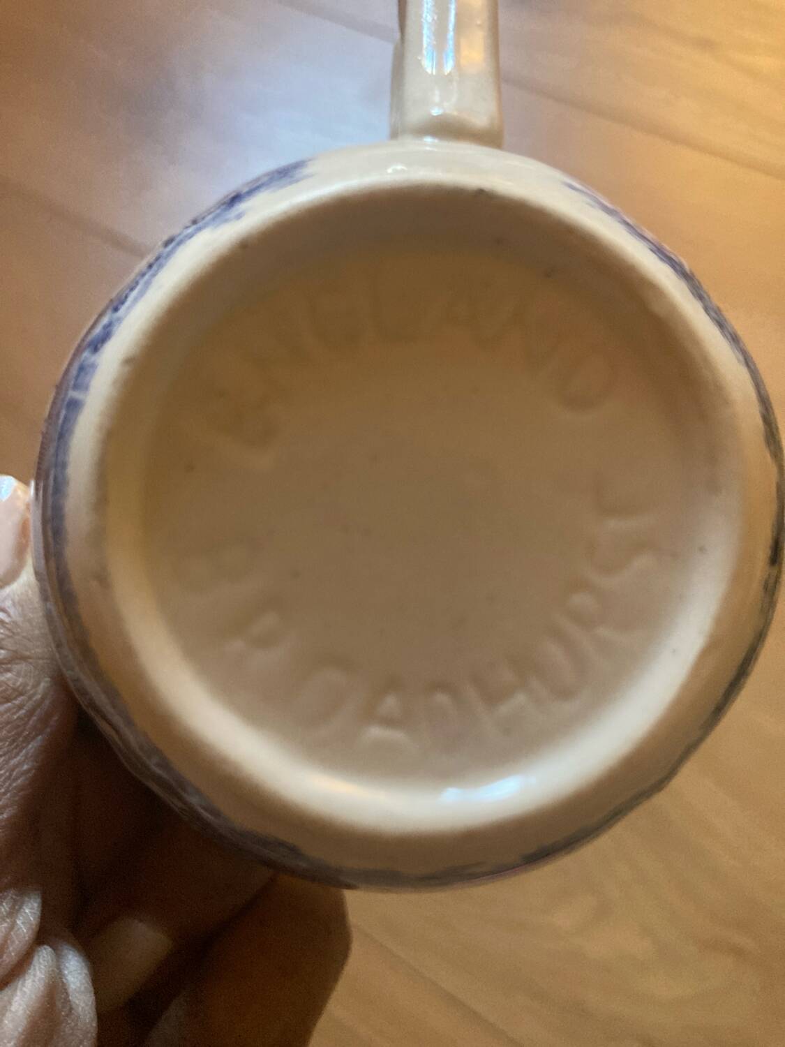 English porcelain cup