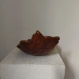 Brutalist monoxyl wood cutting 50s