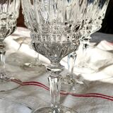 Set of 6 art deco wine glasses