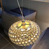 Suspension light aluminium style Foscarini vintage space age vintage 1980
