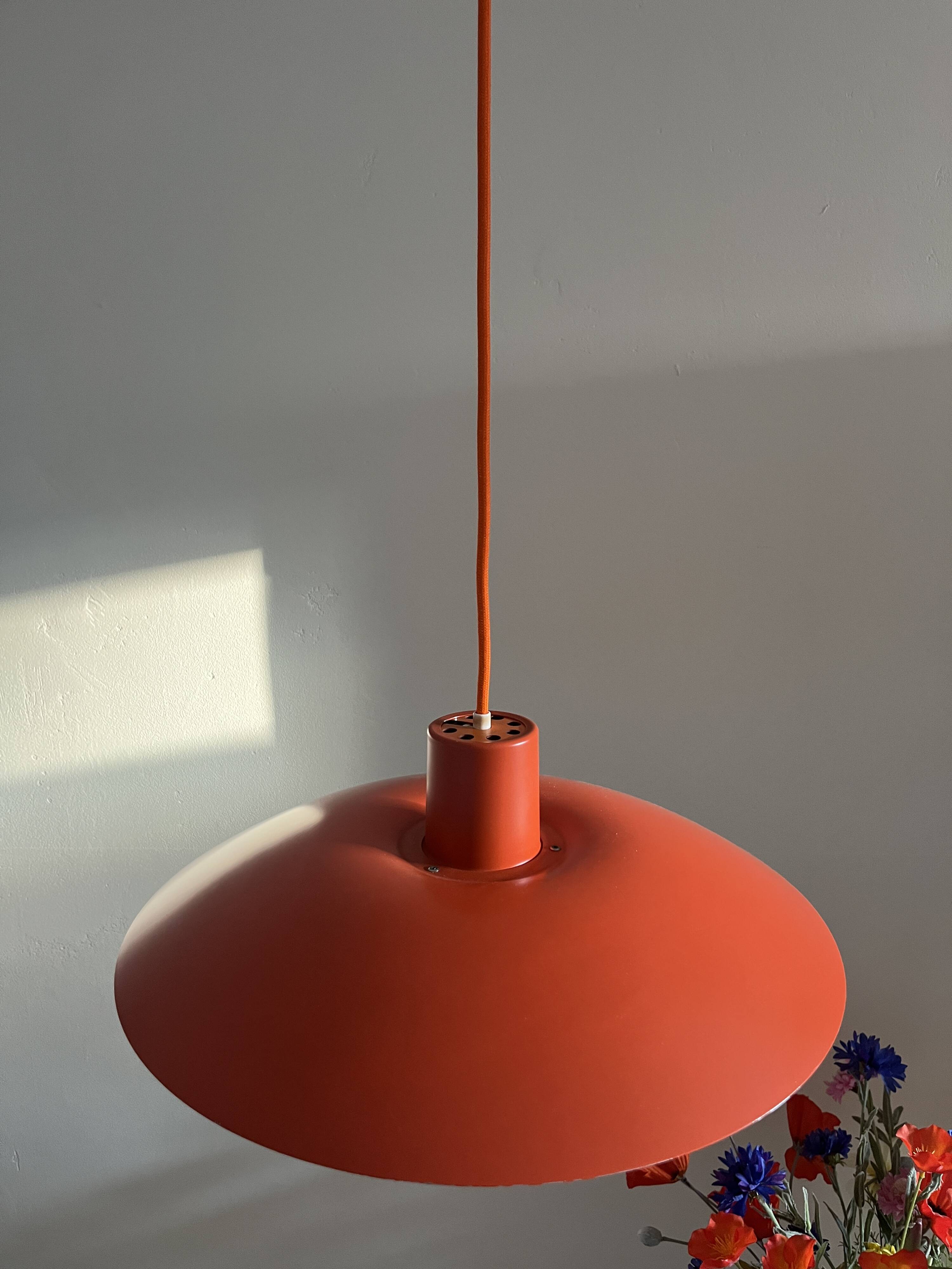 Vintage Louis Poulsen PH4/3 red - Poul Henningsen - danish design pendant