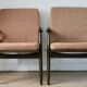 Pair of Boomerang armchairs, Thonet edition, circa 1960