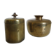 Set of 2 vintage brass boxes
