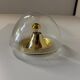 Hoffmeister bubble glass gold ceiling or wall lamp