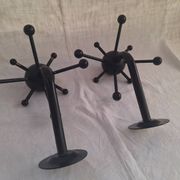 Paire de porte manteau sputnik 1990