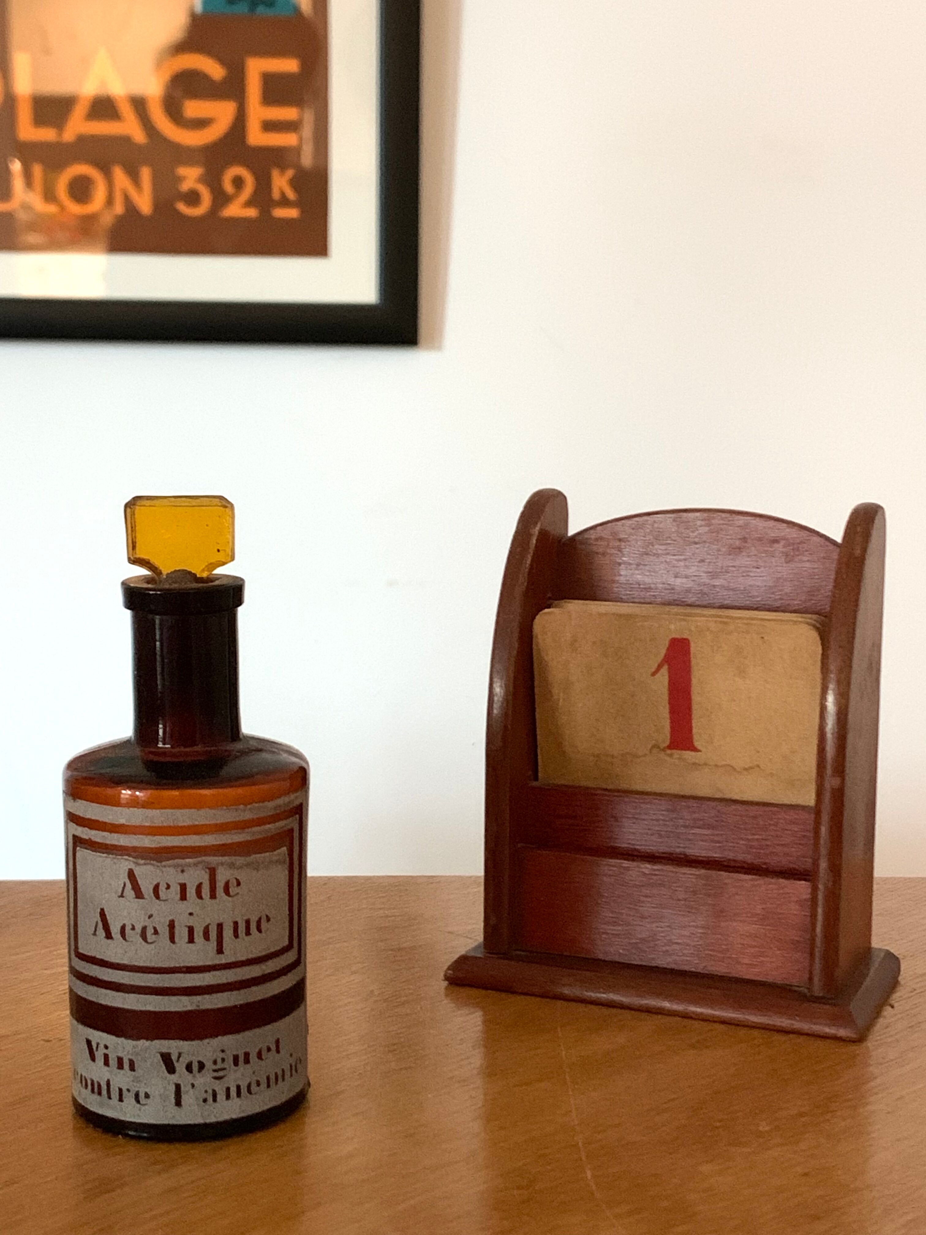 Old pharmacy bottle, apothecary vial